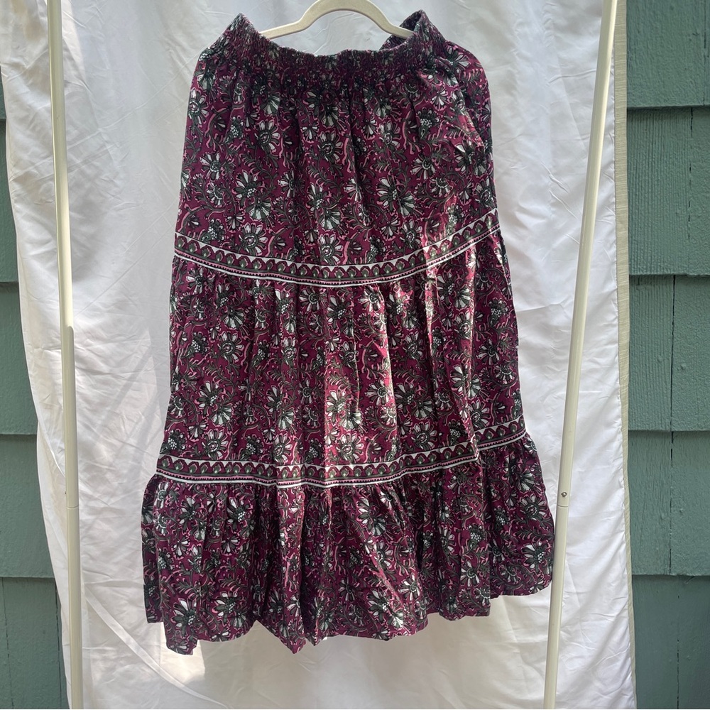 Omika Floral maxi skirt with pockets
